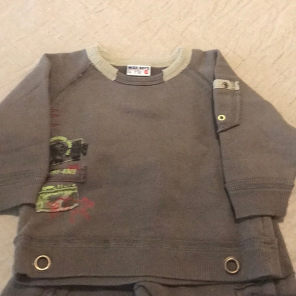 Mish boys 2pc outfit Size 12 months - Picture 2 of 8